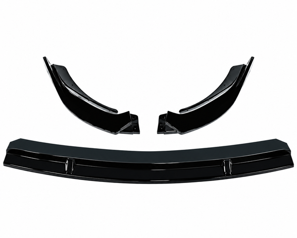 A Class - W177 Pre-Facelift: Gloss Black Front Splitter 18-22