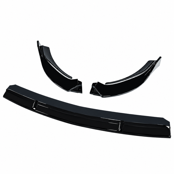 A Class - W177 Pre-Facelift: Gloss Black Front Splitter 18-22