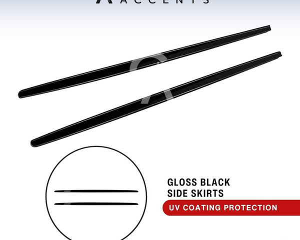 Mercedes A Class W177 Gloss Black Side Skirts 2019+ UK Stock