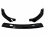 C Class - W205/C205 Facelift: Gloss Black Front Splitter 19-23