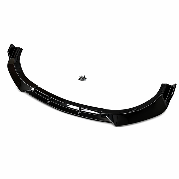 C Class - W205/C205 Facelift: Gloss Black AMG Style Front Splitter 19-21