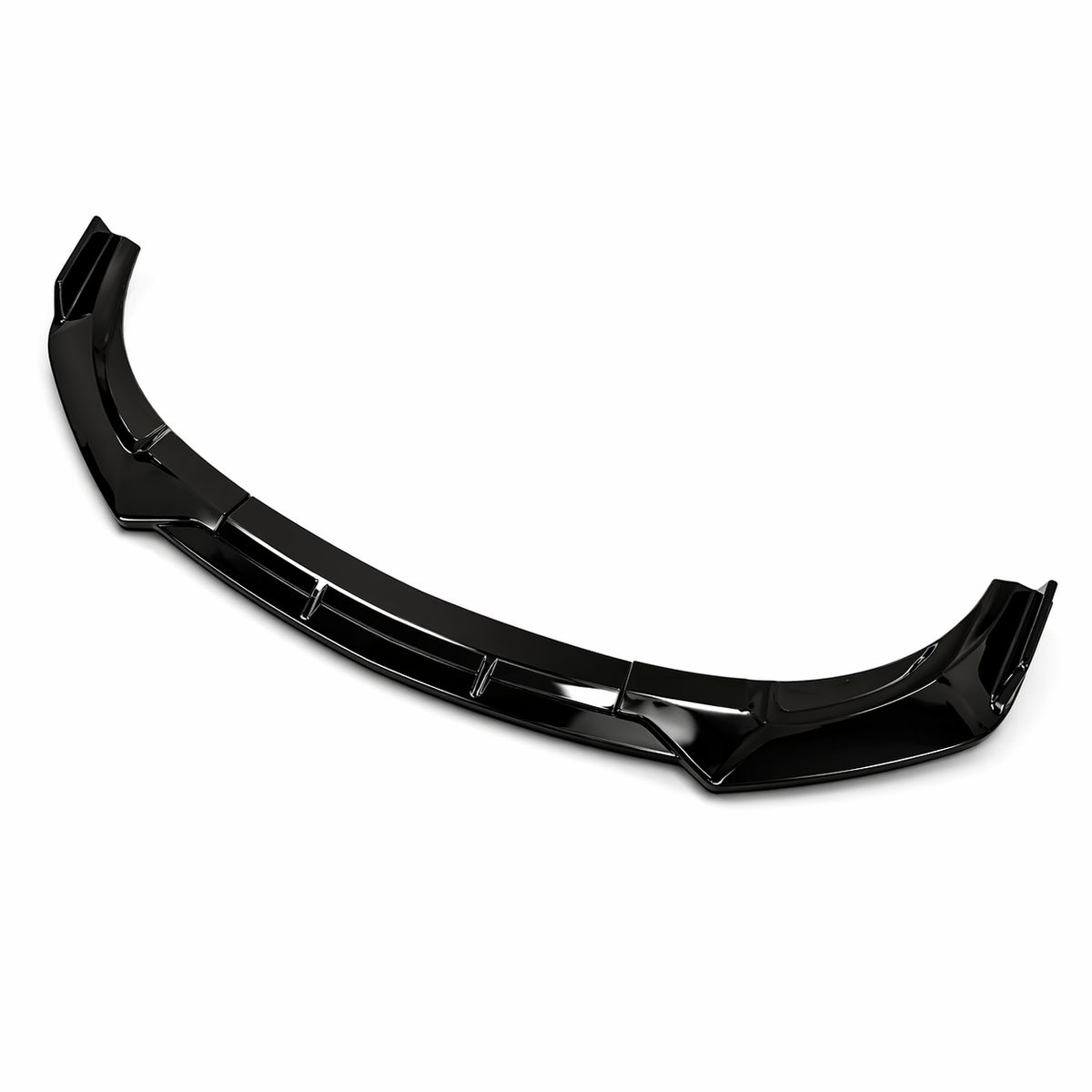 C Class - W205/C205 Facelift: Gloss Black AMG Style Front Splitter 19-21