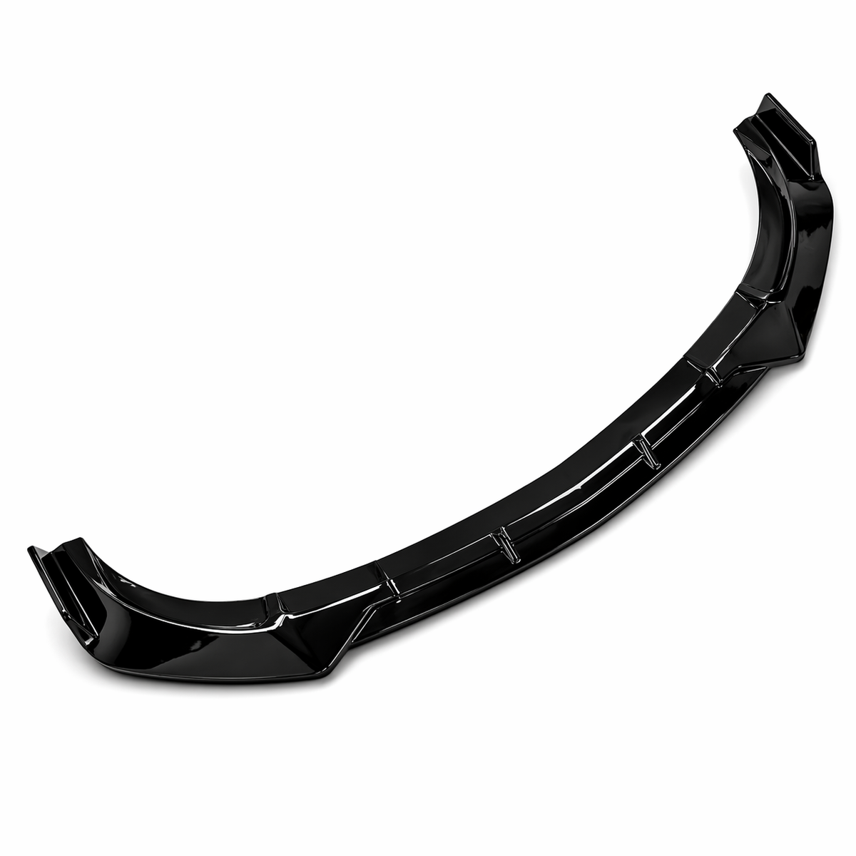 C Class - W205/C205 Facelift: Gloss Black AMG Style Front Splitter 19-21