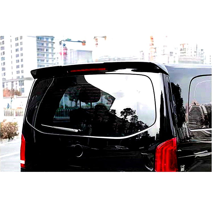 Vito - W447: Gloss Black Tailgate Spoiler 15-19