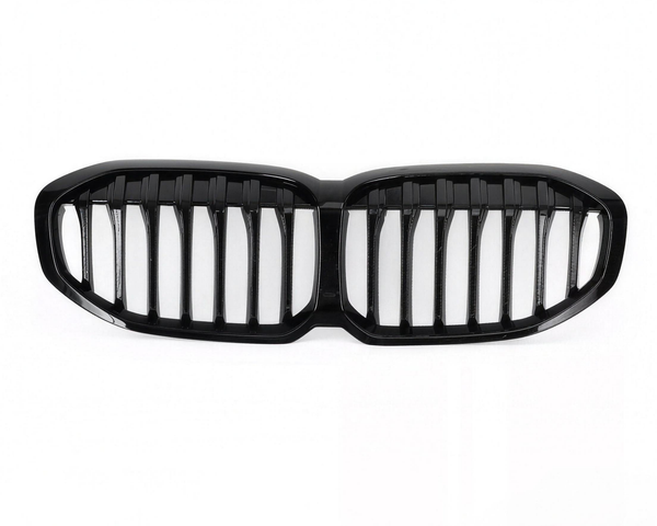 1 Series - F40: Gloss Black Single Slat Grill 20+