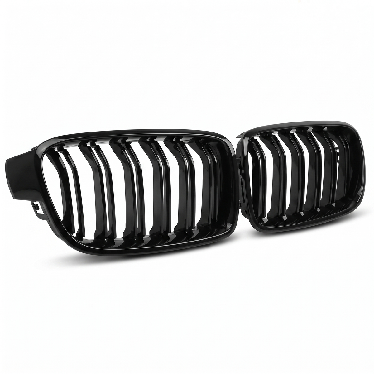 3 Series - F30/F31: Gloss Black Double Slat Grill 12-19