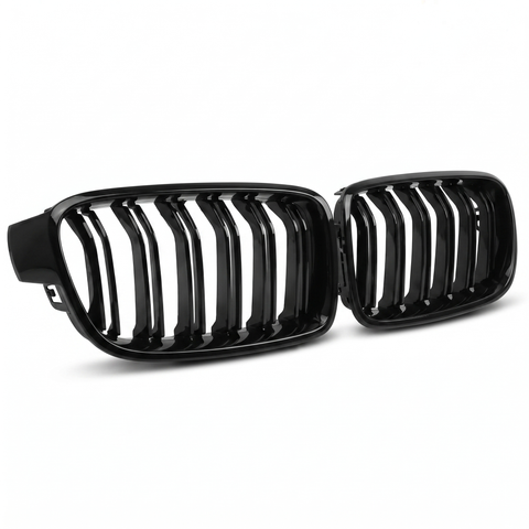 3 Series - F30/F31: Gloss Black Double Slat Grill 12-19