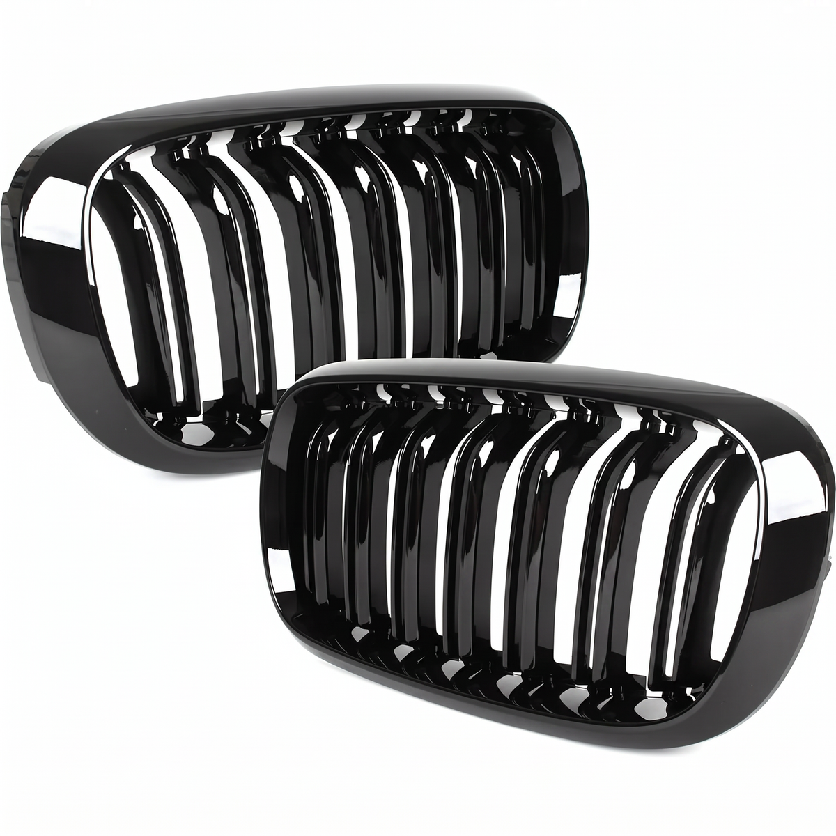 X5 - F15: Gloss Black Double Slat Grill 14-18