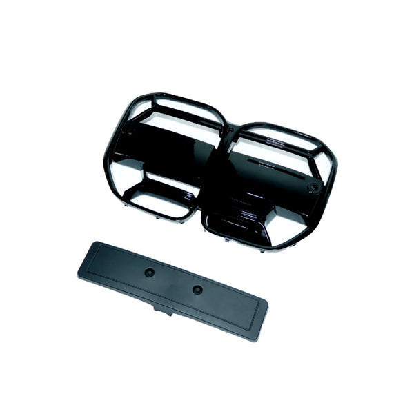 4 Series - G22/G23: Gloss Black CSL Style Grill 21+