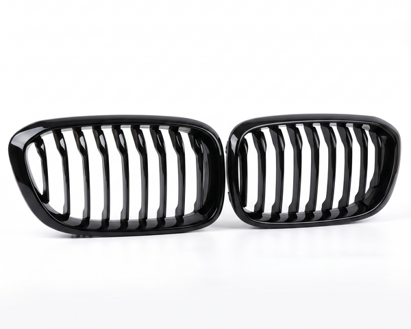 1 Series - F20/F21 Facelift LCI: Gloss Black Single Slat Grill 15-19
