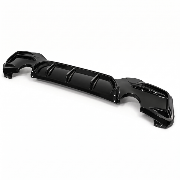 1 Series - F20/F21 Facelift LCI: Gloss Black Dual Exhaust Diffuser 15-19