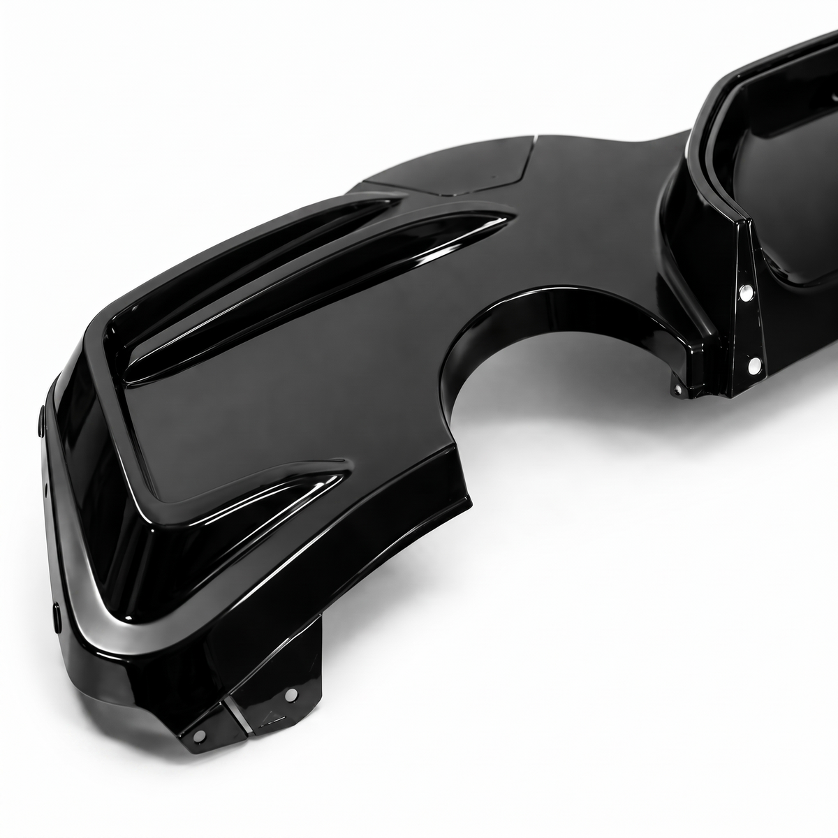 1 Series - F20/F21 Facelift LCI: Gloss Black Dual Exhaust Diffuser 15-19