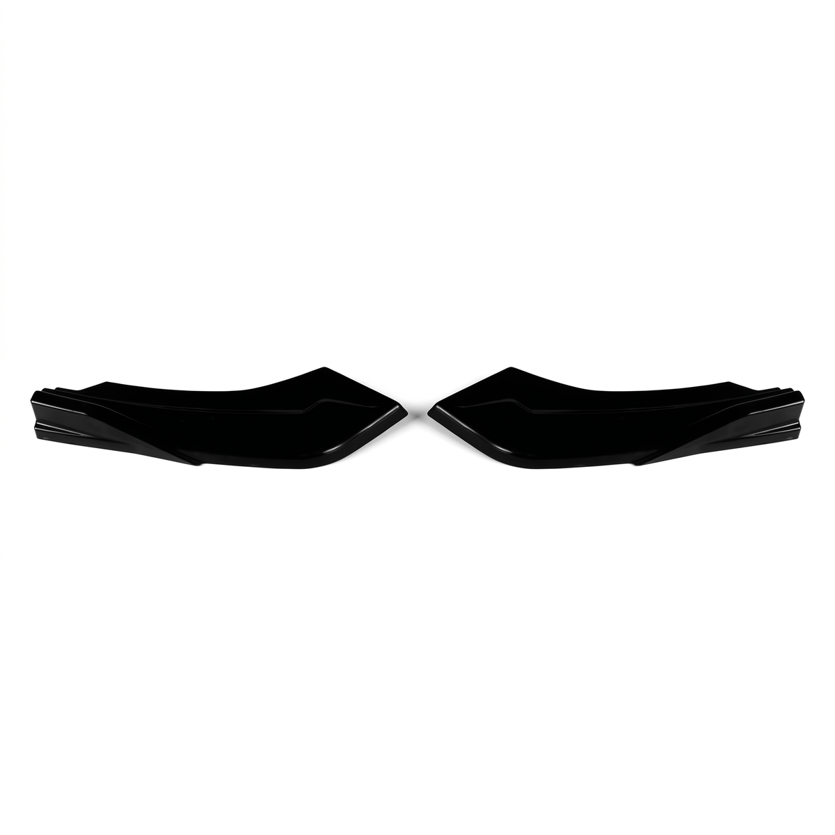 1 Series - F20/F21 Facelift: Gloss Black Rear Canards 15-19
