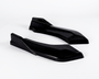 1 Series - F20/F21 Facelift: Gloss Black Rear Canards 15-19