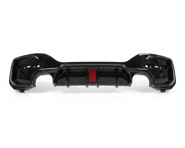 1 Series - F20/F21 Facelift: Gloss Black LED Dual Diffuser 15-19