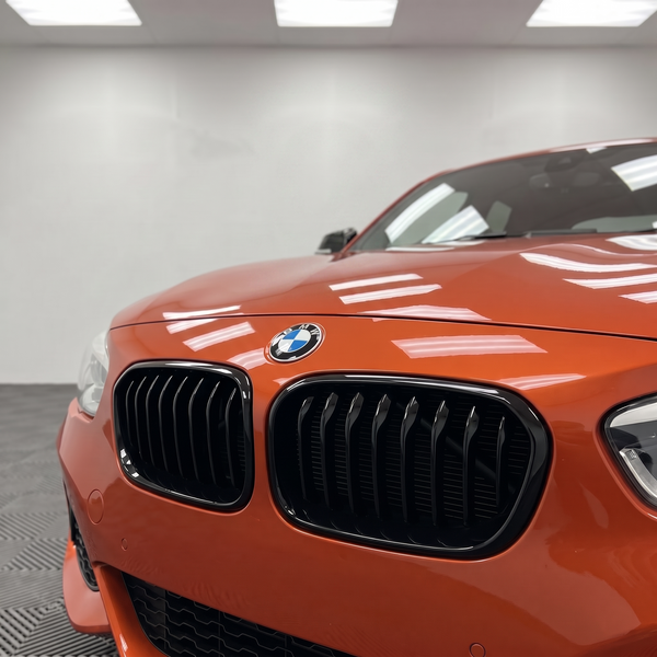 1 Series - F20/F21 Facelift LCI: Gloss Black Single Slat Grill 15-19