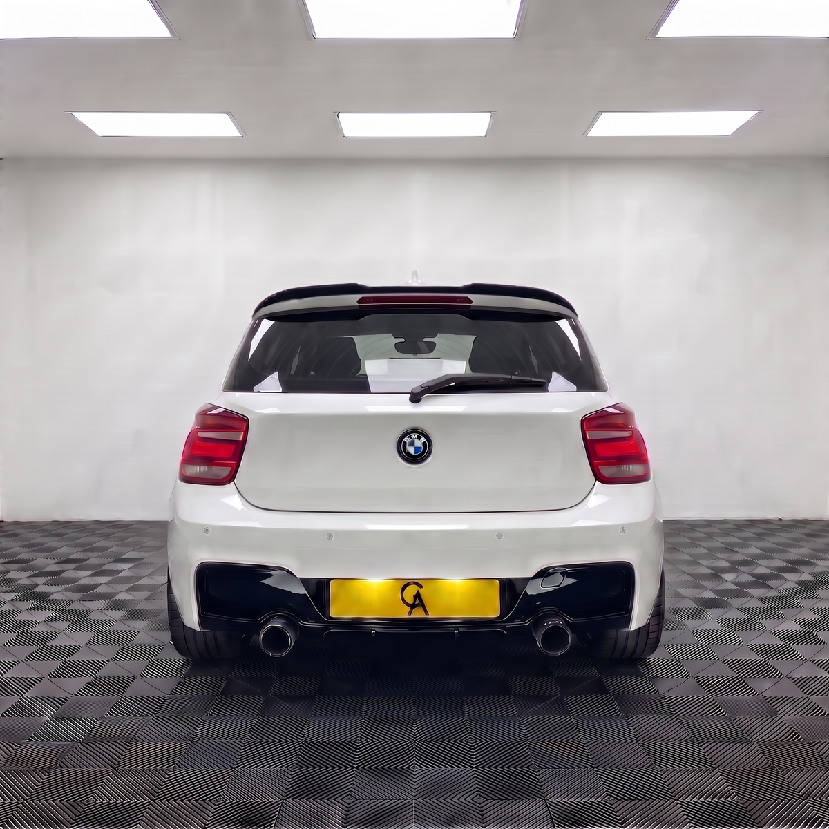 1 Series - F20/F21 Pre-Facelift: Gloss Black Dual Exhaust Diffuser 11-14