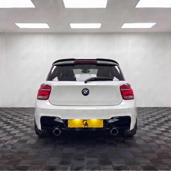 1 Series - F20/F21 Pre-Facelift: Gloss Black Dual Exhaust Diffuser 11-14