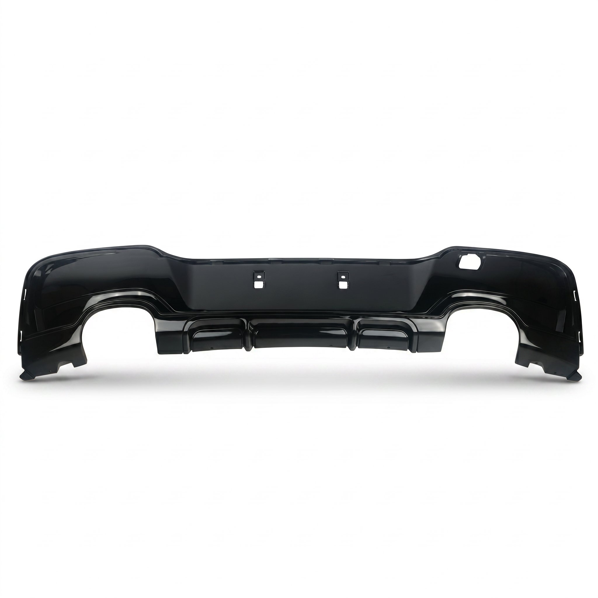 1 Series - F20/F21 Pre-Facelift: Gloss Black Dual Exhaust Diffuser 11-14
