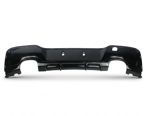 1 Series - F20/F21 Pre-Facelift: Gloss Black Dual Exhaust Diffuser 11-14