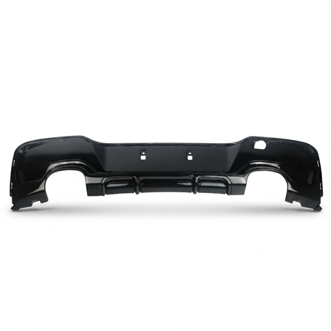 1 Series - F20/F21 Pre-Facelift: Gloss Black Dual Exhaust Diffuser 11-14