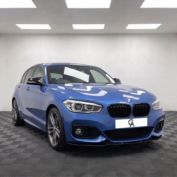 1 Series - F20/F21 Facelift LCI: Gloss Black Double Slat Grill 15-19