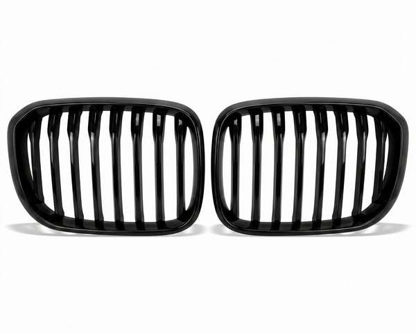 1 Series - F20/F21 Pre-Facelift: Gloss Black Single Slat Grill 11-14