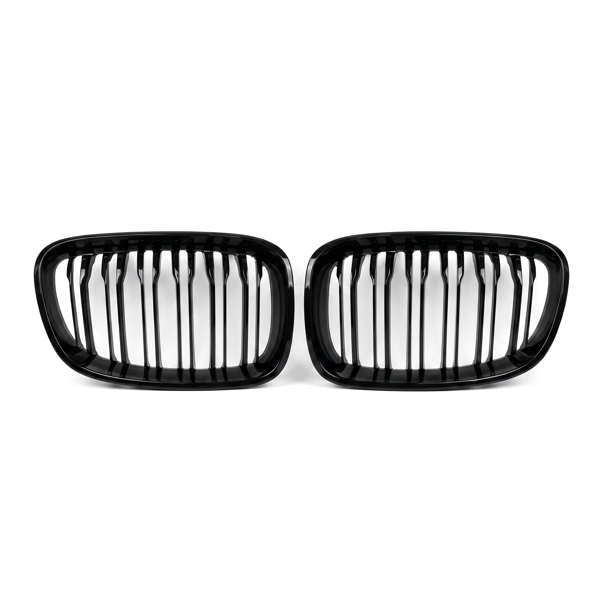 1 Series - F20/F21 Pre-Facelift: Gloss Black Double Slat Grill 11-14