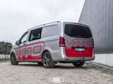 Mercedes-Benz Vito W447 with Cobra lowering springs installed – rear three-quarter view