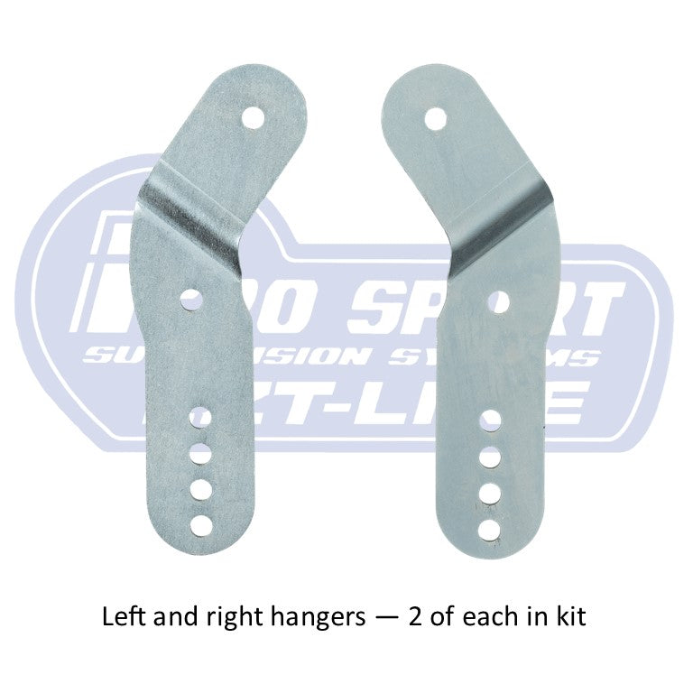 Prosport rear shackle kit bracket hangers for VW Caddy MK3 2KA