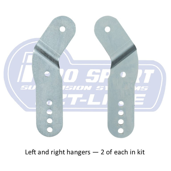 Prosport rear shackle kit bracket hangers for VW Caddy MK3 2KA
