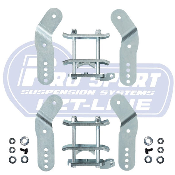 Prosport rear lowering shackle/bracket kit for VW Caddy MK3 2K