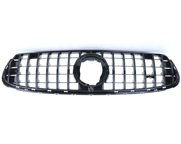 GLC - X253/C253 AMG Facelift: Gloss Black GT Panamericana Style Grill 19-22
