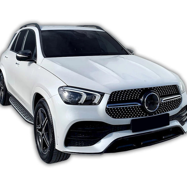GLE - W167: Silver Side Steps Running Boards 19-23