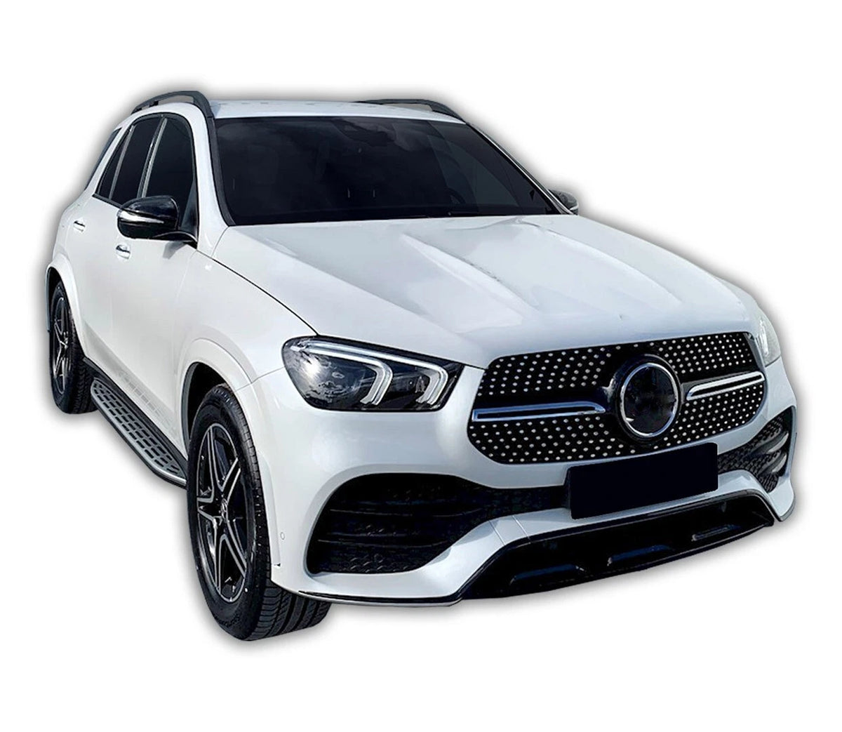 GLE - W167: Silver Side Steps Running Boards 19-23