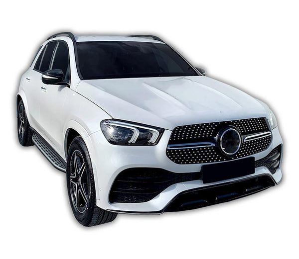 GLE - W167: Silver Side Steps Running Boards 19-23