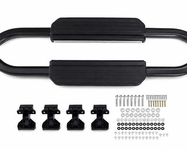 Defender 90 - L663: Black OE Style Running Boards 20+