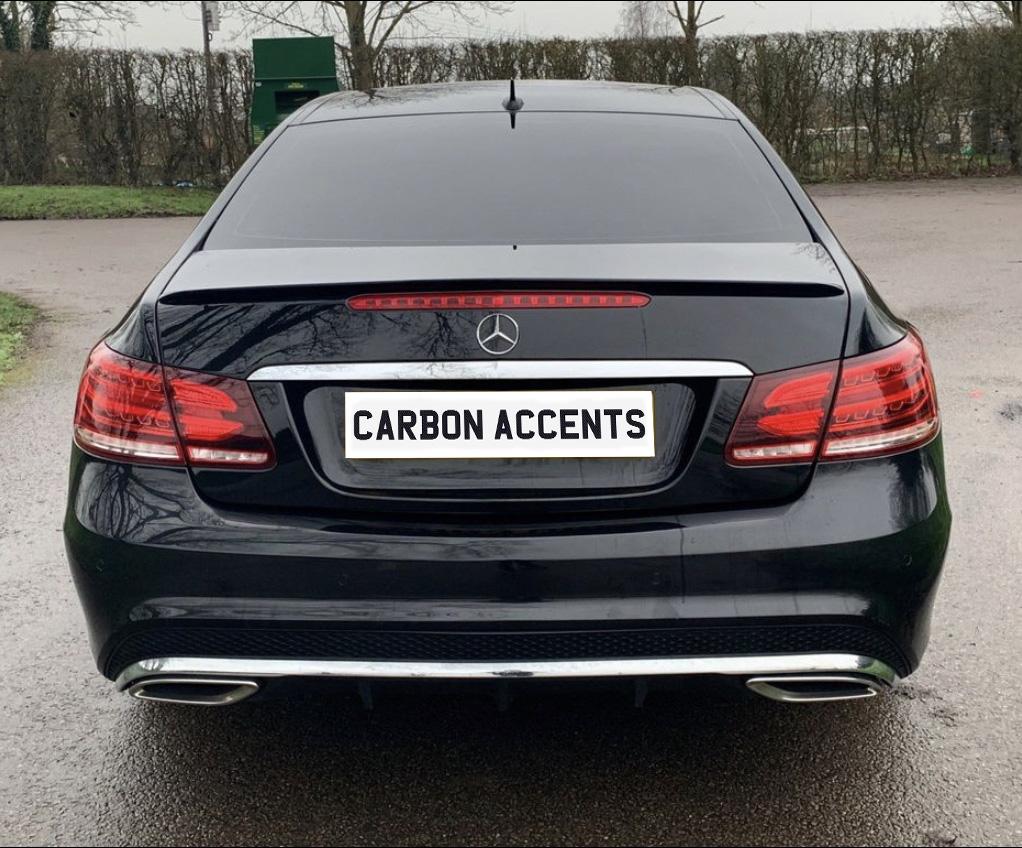 E Class - C207: Carbon Fibre AMG Style Spoiler 09-17 - Carbon Accents