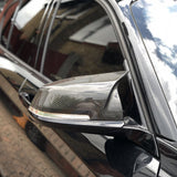 M Style Carbon Fibre Wing Mirror Cover -  1 Series/2 Series/3 Series/4 Series - Carbon Accents