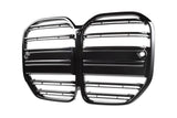 4 Series - G22/G23: Gloss Black M4 Style Grill 21+