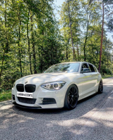 1 Series - F20/F21 PRE-LCI: Gloss Black Grill Single Slate 2011-2015 - Carbon Accents