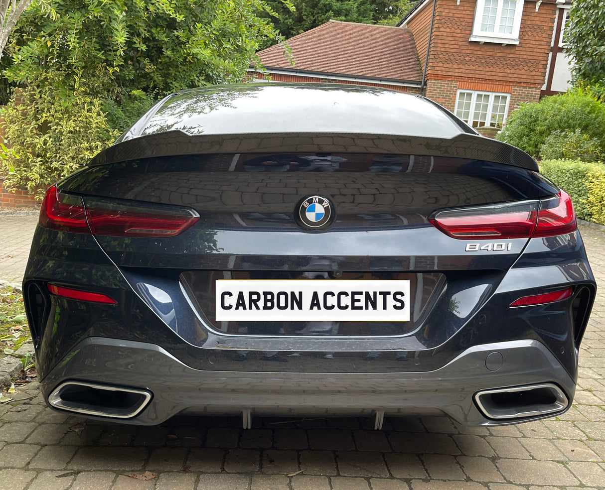 8 Series - G18: Pre-Preg Dry Carbon Fibre V Style Spoiler 18+