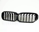 5 Series - G30/G31 Facelift: Gloss Black Double Slat Grill 20-23