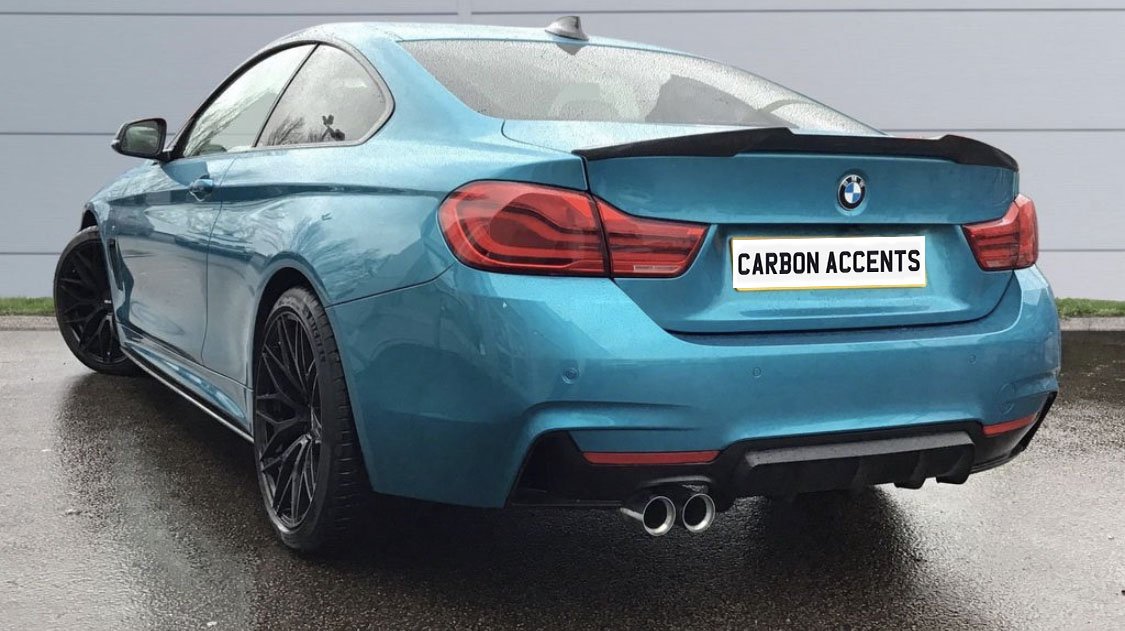 4 Series - F32 Coupe: Gloss Black M4 Style Spoiler 14-20