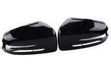 E Class - W212: Gloss Black Wing Mirror Covers 10-16