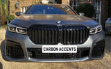 7 Series - G11/G12 Facelift: Gloss Black Grill Single Slat 20+