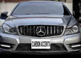 C Class - W204/C204/S204: Gloss Black Panamericana GT Grill 07-14