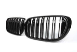 7 Series - G11: Gloss Black Double Slat Grill 16-19