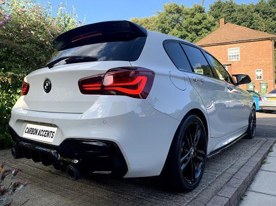 1 Series - F20/F21 LCI: Carbon Fibre 3D Style Spoiler - Carbon Accents