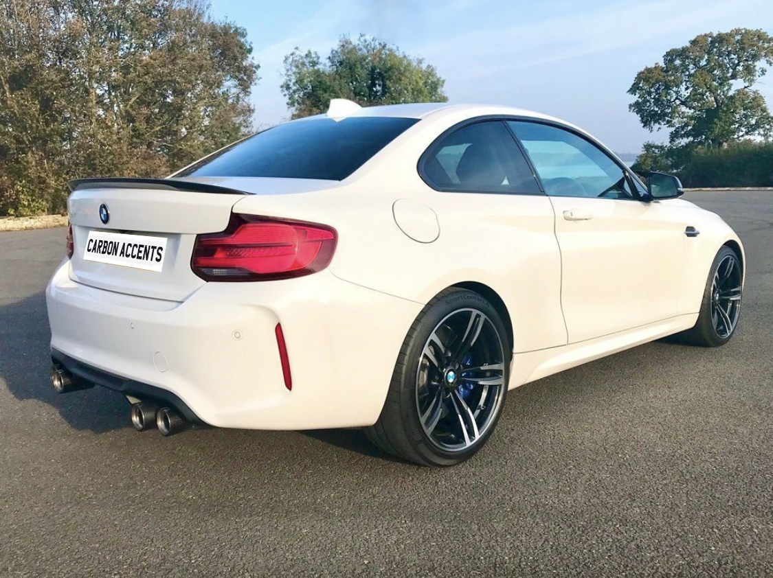 2 Series & M2 - F22/F23/F87: Carbon Fibre Performance Style Spoiler - Carbon Accents